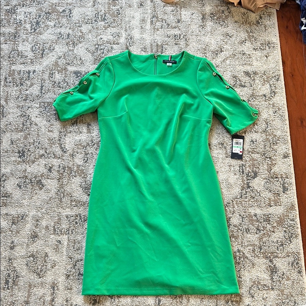 Tommy Hilfiger Green Midi Dress